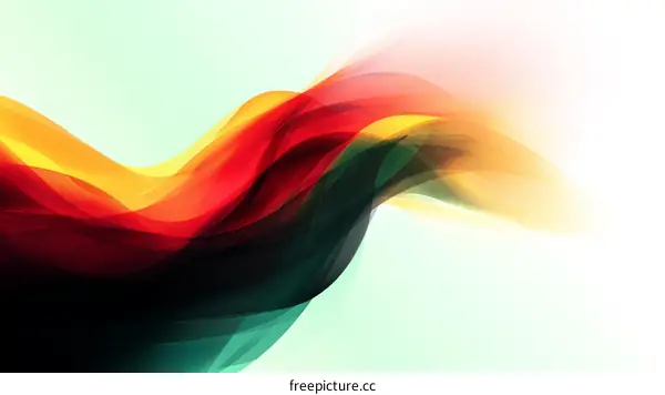 Abstract Colorful Flowing Lines Background