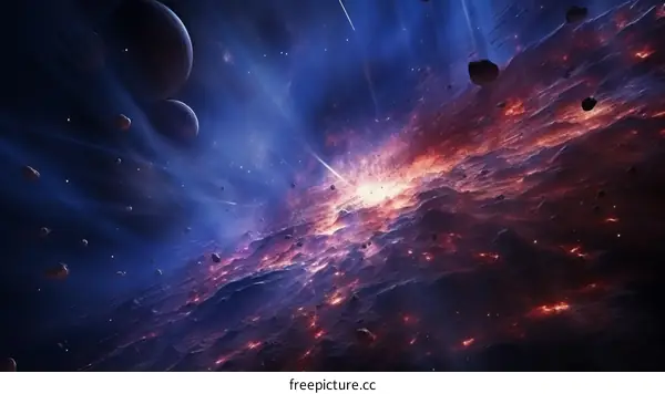 A cataclysmic event in the cosmos