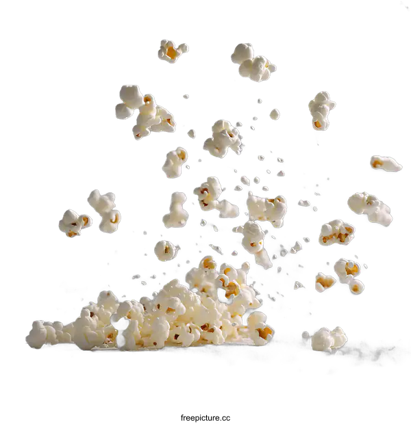 [Transparent Background PNG]Popcorn Explosion on transparent background
