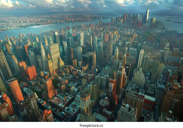 New York Cityscape Panorama