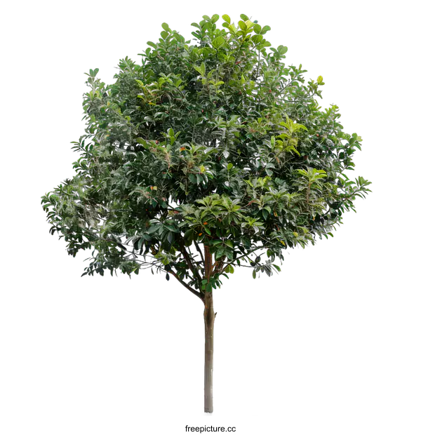 [Transparent Background PNG]Green Tree Isolated On White Background