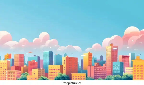 Cityscape illustration