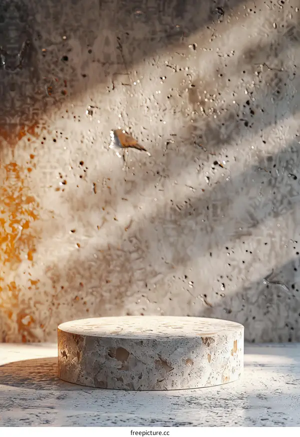 Stylish Empty Stone Product Display Platform