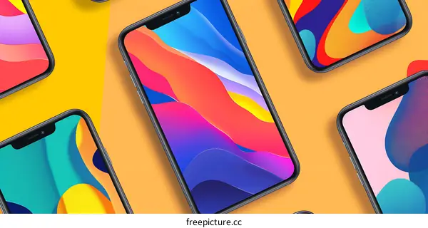 Colorful Abstract Mobile Phone Backgrounds