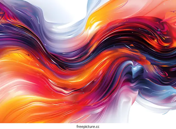 Colorful abstract painting