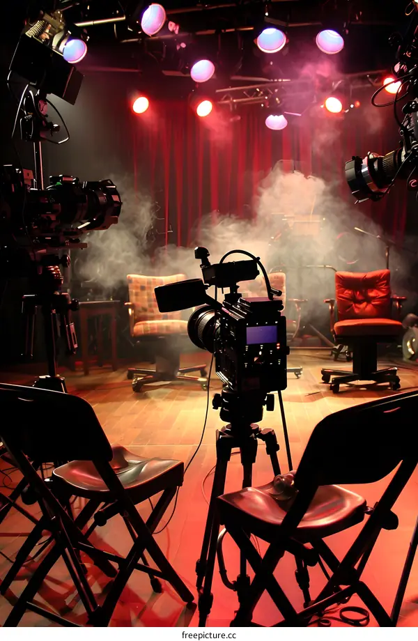 Behind the Scenes of a Movie Set