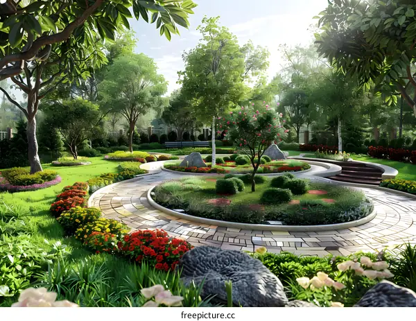 Landscape architecture renderings