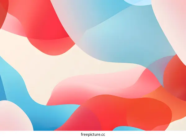 Abstract Colorful Background With Wavy Lines