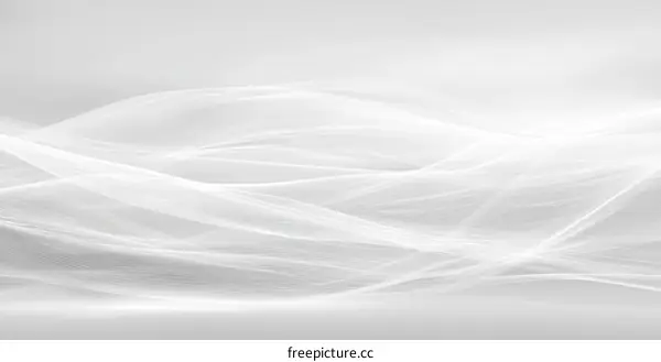 Abstract White Flowing Lines Background Design