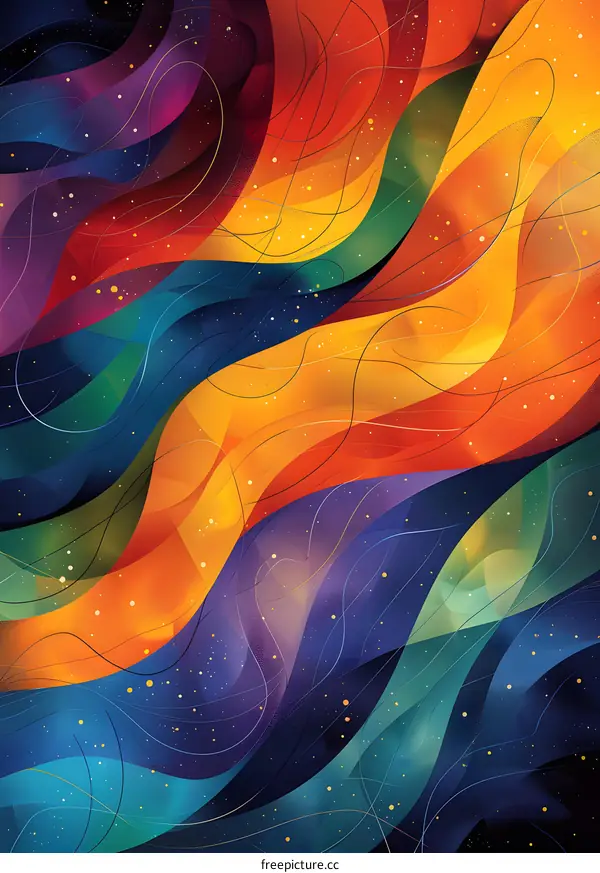 Colorful geometric pattern