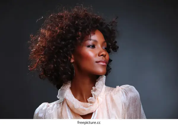 Portrait of a Beautiful African American Woman