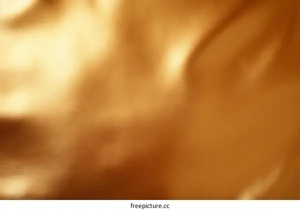 Golden Liquid Surface with Wrinkles