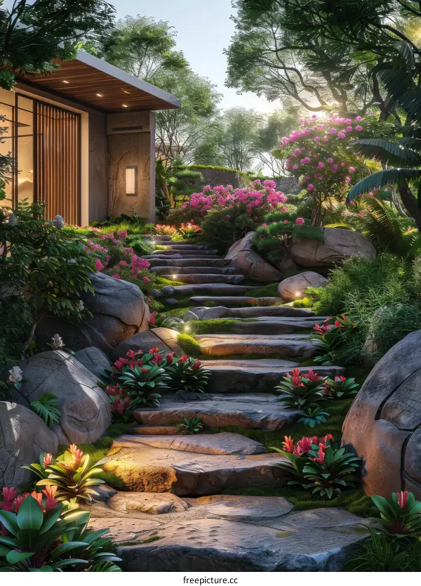 Garden landscape design renderings