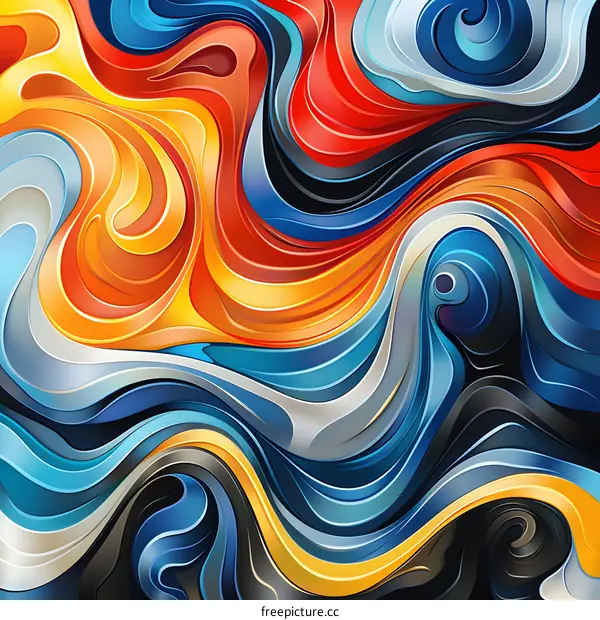 Colorful geometric pattern