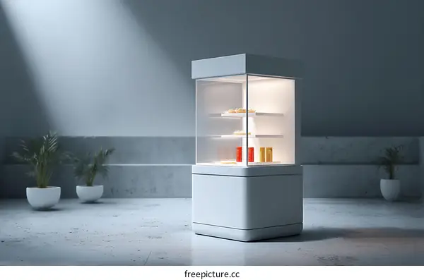 Modern Display Case for Food Items