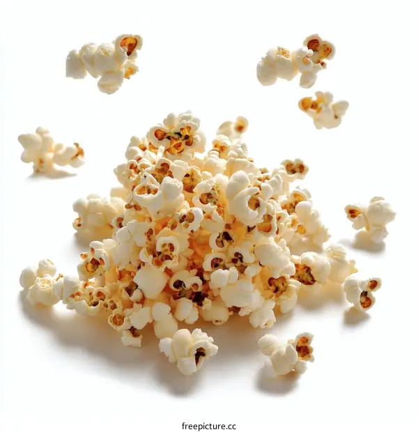 Popcorn Heap Food Background Image