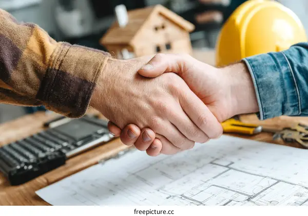 Business Deal Handshake Contract Agreement