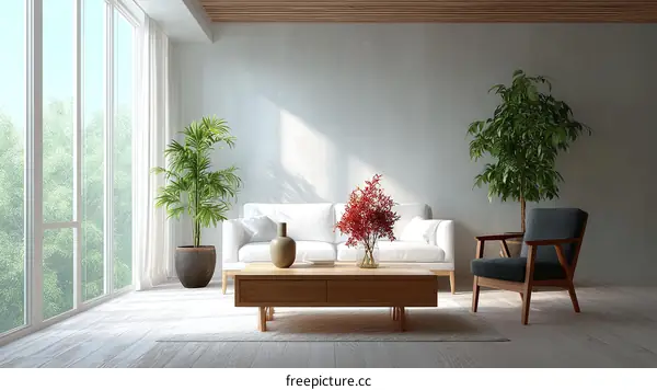 Modern Minimalist Living Room Interior Design