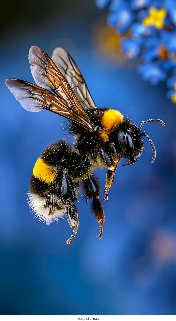 bumblebee in flight