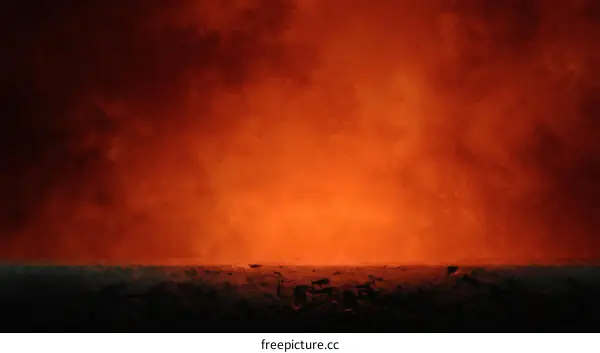 Fiery Orange Abstract Background Image