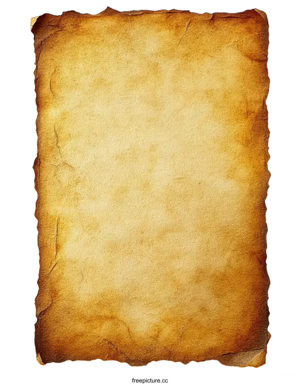[Transparent Background PNG]Antique Aged Paper Texture Background Image
