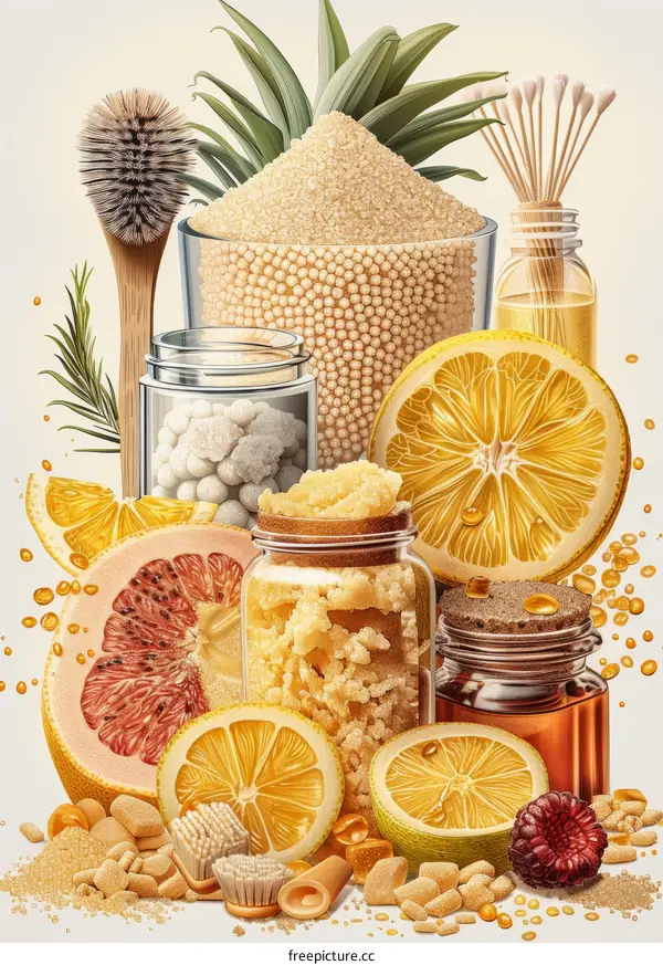 Citrus Bath & Body Product Photography