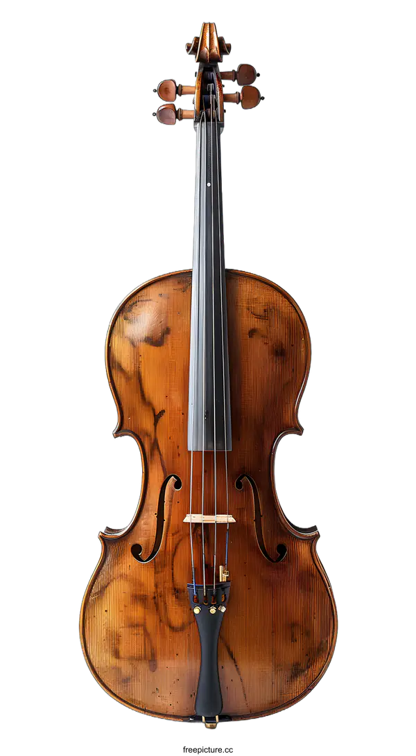 [Transparent Background PNG]Vintage Viola on White Background