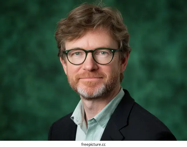 Close-up Professional Portrait of a Man