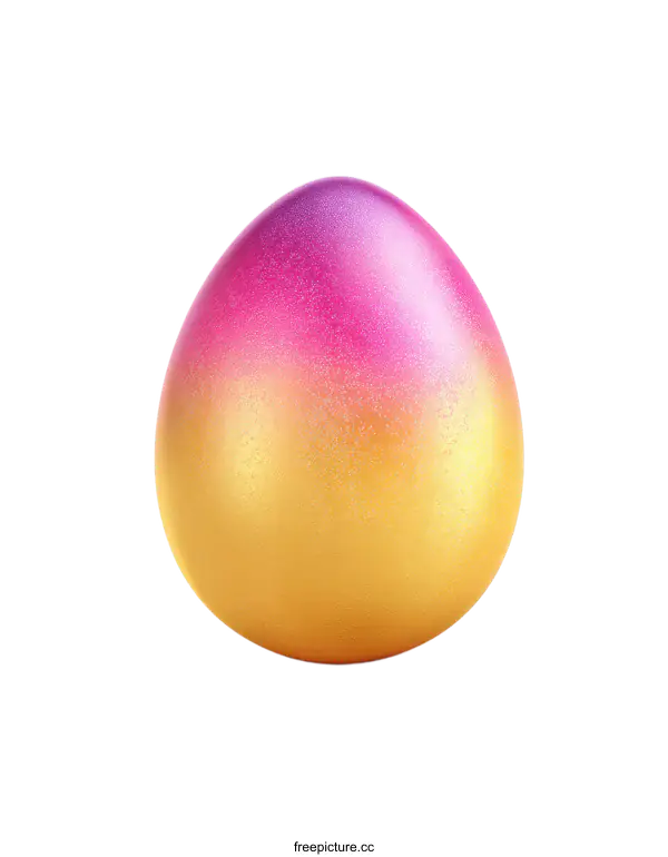 [Transparent Background PNG]Vibrant Easter Egg Illustration