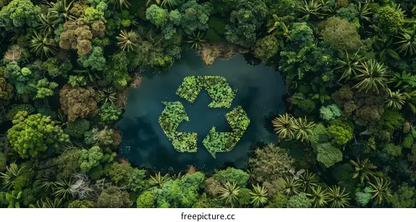 Natural Recycling Processes Flourishing in the Amazon Rainforest