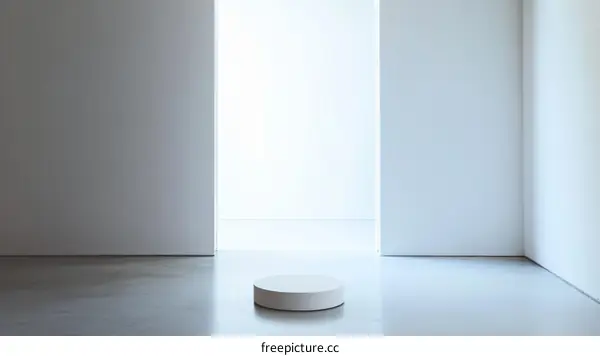 Empty Modern Minimalist Interior Photography