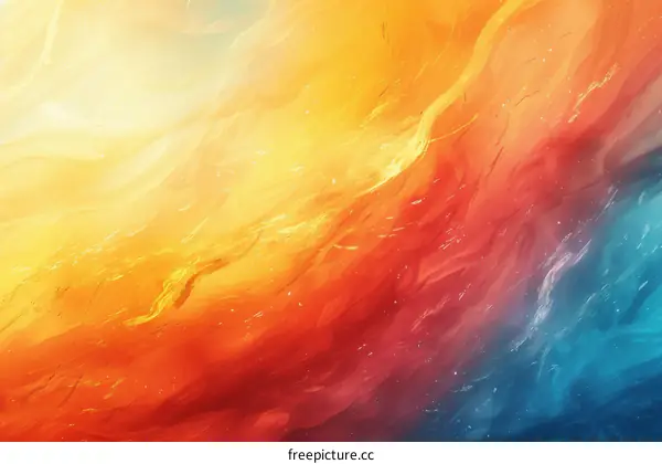 Colorful abstract painting