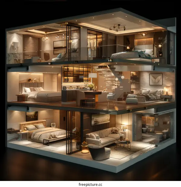 Luxury Duplex Apartment Interior Design