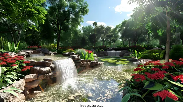 Landscape design效果图