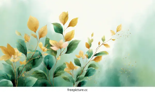 Elegant Watercolor Floral Design