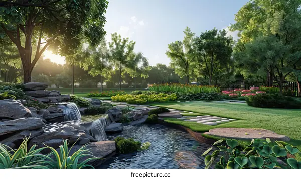 Landscape Design Renderings: Gardens & Sustainable Environments