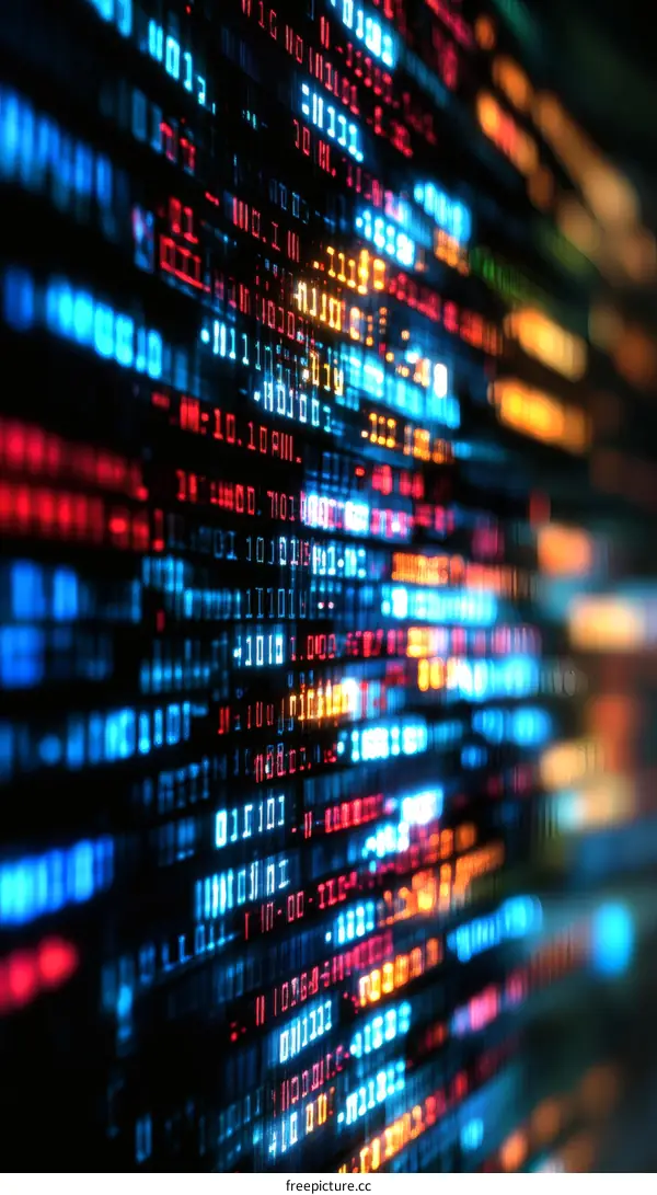 Binary Code Abstract Illustration