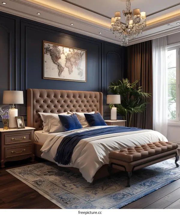 Elegant Classic Master Bedroom Interior Design