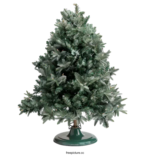[Transparent Background PNG]Artificial Christmas Tree Isolated on White Background