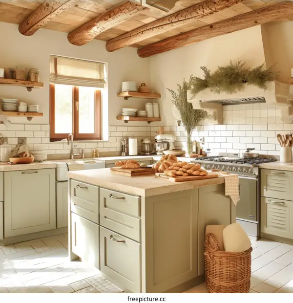 Rustic Farmhouse Kitchen With a Modern Twist