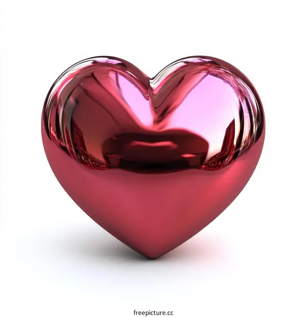 Shiny Red Heart Illustration