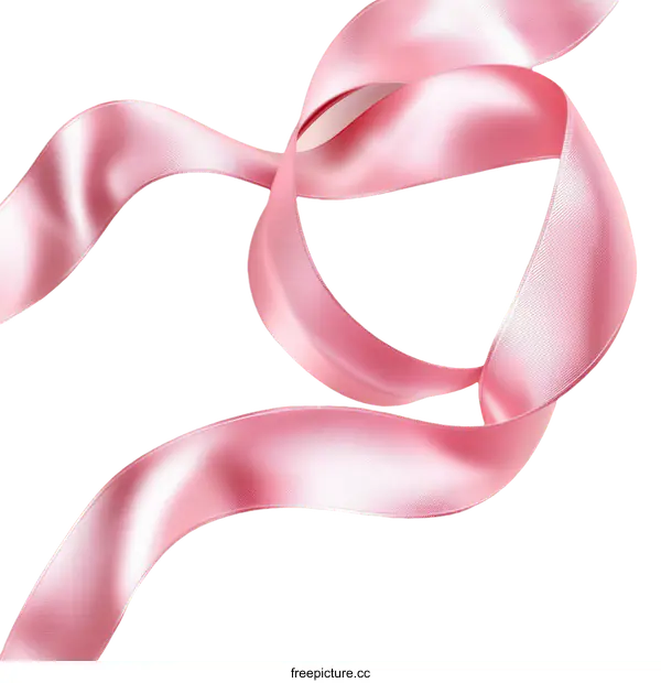 [Transparent Background PNG]Elegant Pink Satin Ribbon Design