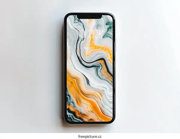 Modern Abstract Phone Wallpaper Design