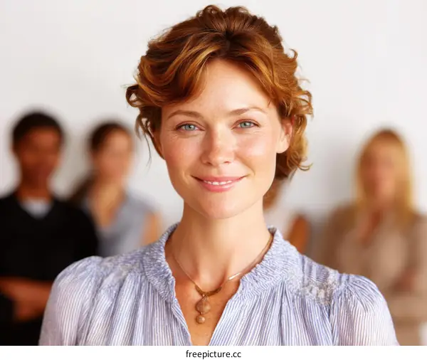 Confident Woman in a Business Setting