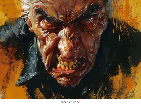 Portrait of an Evil Old Man