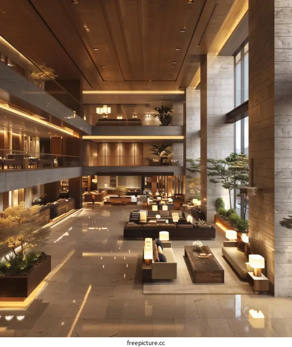 Modern Hotel Lobby Interior Design