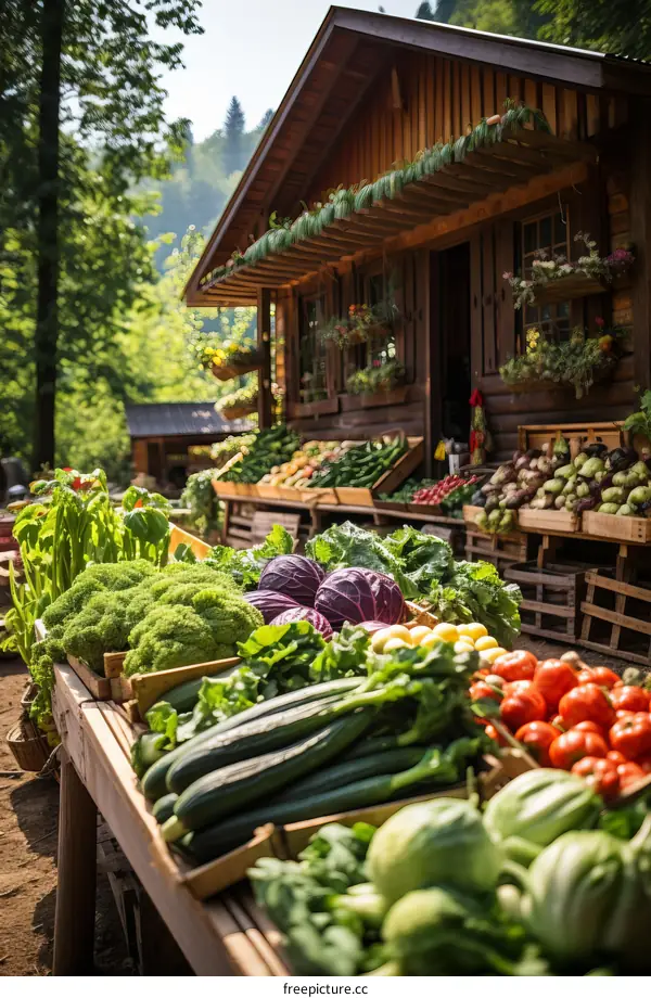 Vibrant Seasonal Produce at the Farmers' Market