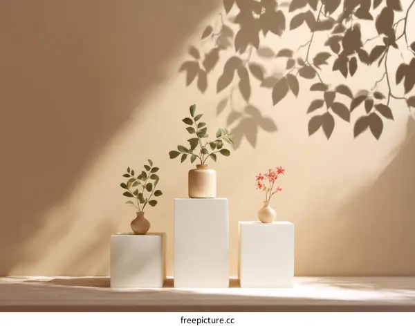 Minimalist Botanical Still Life Arrangement