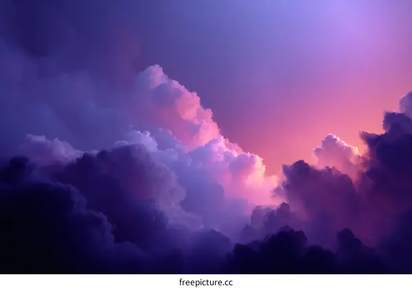 Dramatic Sunset Cloudscape