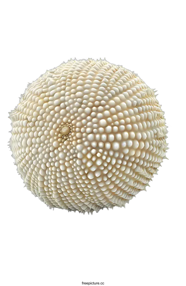 [Transparent Background PNG]A 3D rendering of a sea urchin